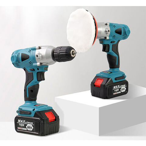 Perceuse électrique multifonction 2 en 1 lithium-ion pour polir les voitures