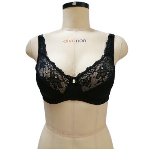 Buy Wholesale China Women's Sexy Underwear With Lace And Chaim At Gore  Plus-size Lingerie Unpadded Bra & Bra at USD 3