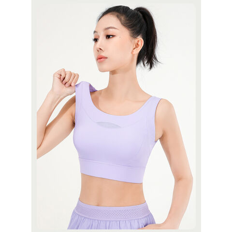 Buy Wholesale China High-strength One-piece Sports Underwear Women's  Shockproof Running Gym Training Yoga Top Sports Bra Top Fitness For Women & Sports  Bra at USD 8