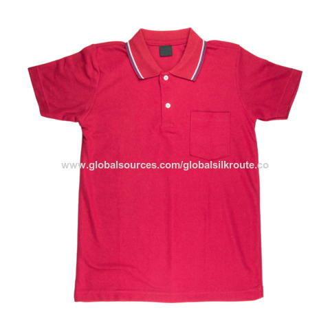 Buy Wholesale India Men Polo T-shirt Made Of 100% Cotton Pique & Men's ...