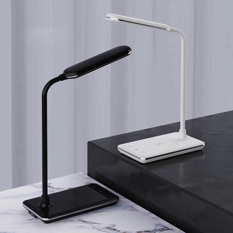 Uscallm Wireless LED Desk Lamp Flexible Gooseneck Rechargeable Flower ...