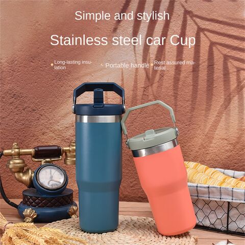 Tyeso Coffee Cup Thermos Bottle Stainless Steel Double-layer Insulation  Cold And Hot Travel Mug Vacuum Flask Car Water Bottle