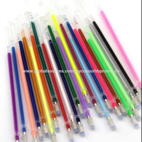 Tintenroller-Mine, Bunter Kunst-Gelstift, 12-160 Farben, Metallic-Farbtinte for sale at factory direct price