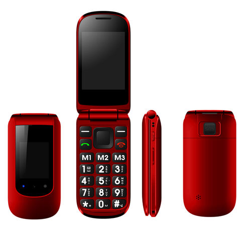 Factory Customized 2.4inch 4G LTE Flip Phone Game Unlocked