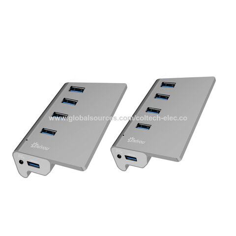 Répartiteur USB 3,0 Alliage D'Aluminium Haute Vitesse 4 ports USB