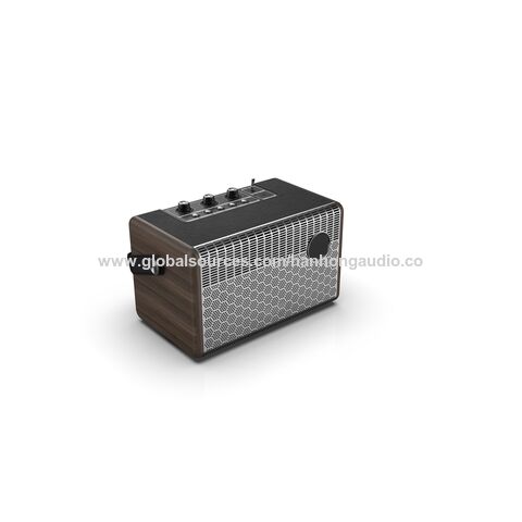 Wooden 50W Power Wireless Bluetooth Speaker Outdoor Portable