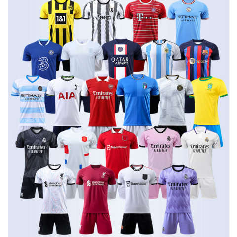 Camisetas de fútbol al por mayor de alta calidad Diseño Bew Camisetas de  fútbol para hombres - China Camisetas de fútbol Camisetas de fútbol y  uniformes precio