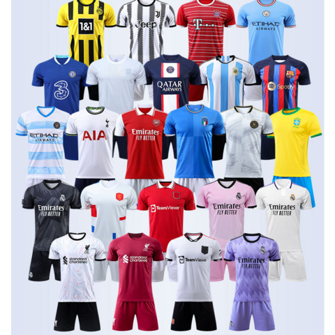 Custom Soccer Jersey Football Shirt Clothing 100% Polyester