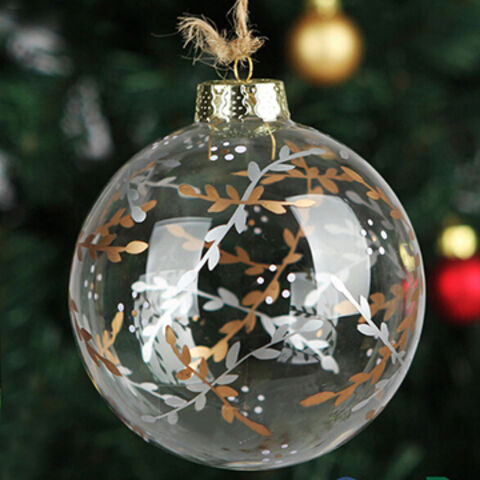 Buy Wholesale China Glass Ball Christmas Ornament With Charming Shining ...