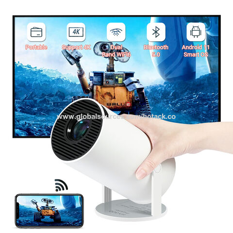 Mini Proyector Hy300 Android 11 Wifi 180° 1280x720p