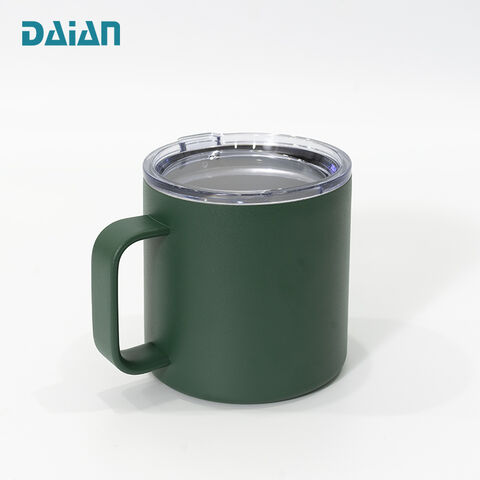 Mug Isotherme 350ml, Double Paroi, Isolation Sous Vide, Tasse à Café en Acier Inoxydable avec Couvercle pour Vente en Gros