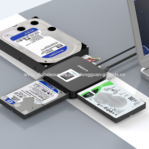 Caja de disco duro USB3.0 a SATA para 2.5 3.5 pulgadas SATA HDD SSD,  Estación de acoplamiento de disco duro HDD Recinto HDD de hasta 10 TB  Soporte de
