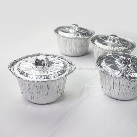 ALUMINIUM FOIL HOT FOOD CONTAINERS BOX WITH LIDS PERFECT FOR HOME TAKEAWAY  USE