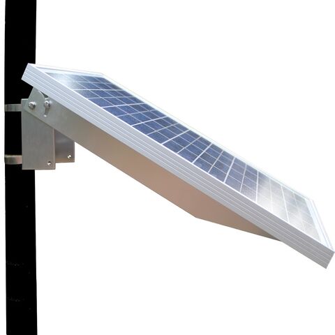 Solarpanel-Pfostenmontagesatz Einzelarm-Pfosten-Wandhalterungen zur Unterstützung von Solarmodulen von 5W bis 50W for sale at factory direct price
