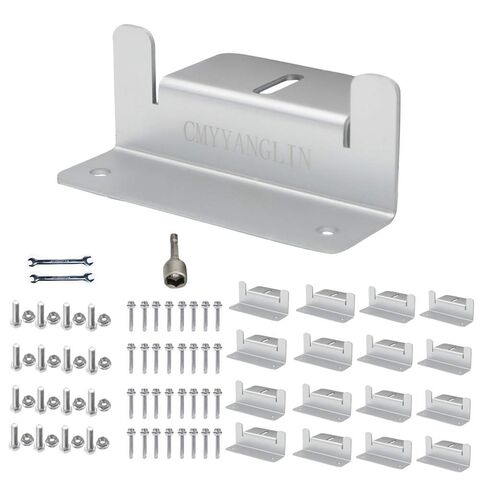 Supports de Montage de Panneau Solaire Support en Z, avec Écrous et Boulons, Adaptés aux Panneaux Solaires de 50W à 150W sur les VR, Bateaux, Camping-cars, Cabines for sale at factory direct price