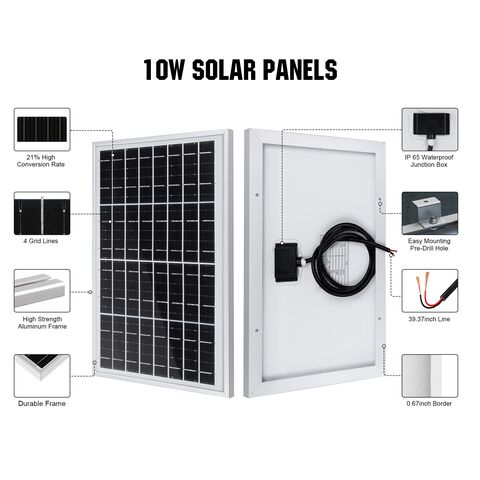 Buy Wholesale China Eco-worthy 25 Watts 12v Off Grid Solar Panel