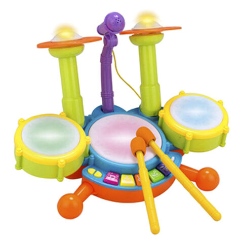 Jouet musical bébé enfant percussion batterie avec tambour piano