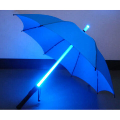 Kaufen Sie China Großhandels-Bunte Led-taschenlampe Regenschirm