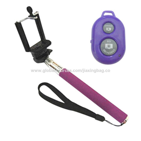 Comprar Palo monopié portátil extensible de mano para autorretrato, palo  Selfie con cable de mano para teléfono inteligente