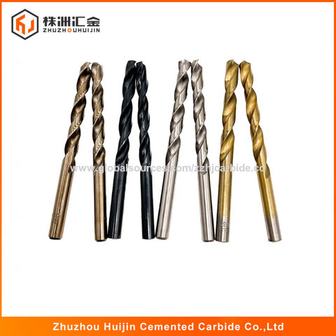 High Quality Tungsten Carbide HRC55 60 65 Carbide Twist Drill Straight Drill For CNC Machine