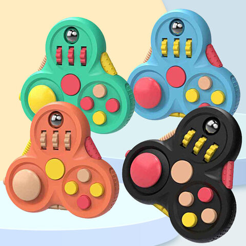 3 Pcs Doll Building Block fingertip Spinner Kids and Adults，Transformable  Robot Fingertip Gyro for Stress Relief and Anti Anxiety