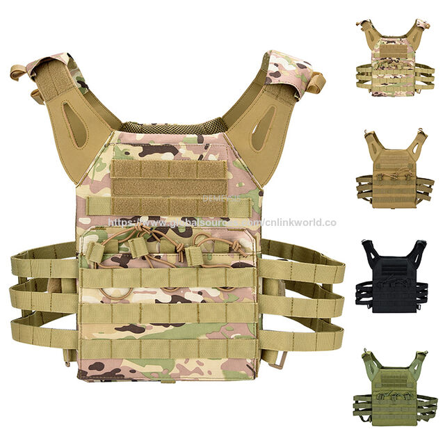 Chaleco Táctico Ligero Airsoft Paintball Outdoor CS Wargame Chaleco Protector Molle Plate Carrier Equipo Táctico