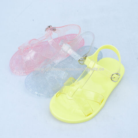 Mia Belle Girls Blue Jelly Flats Shoes By Liv and Mia