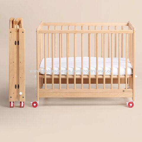 En bois Support mobile pour bébé, Réglable en hauteur - pour lit