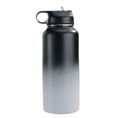 Portable Wide Mouth Double-Wall Thermal Flask, Stainless Steel