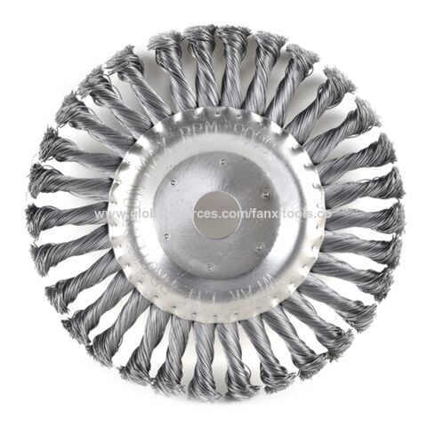 Cepillo de alambre de acero pequeño para limpieza de máquinas - Ideal para mantenimiento industrial