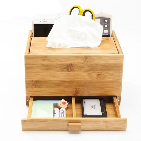 Wooden Desktop Tissue Paper Holder Tissue Storage Box Tissue Paper