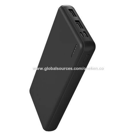 Cargador Solar Klack 10000 Mah - Negro - Para Iphone Samsung