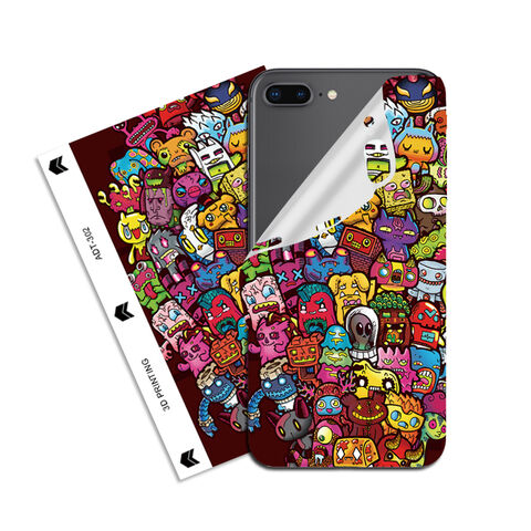 50pcs Can Customized Your Patterns Mobile Back Skin Sticker 12x18cm ...