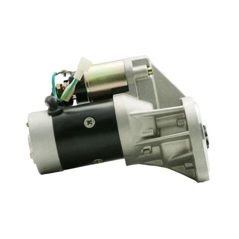 where is the car starter motor located