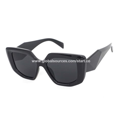 Compre Mais Recente Moda óculos De Sol De Plástico Para Senhoras, Grande  Design Quadrado, 100% Uv 400 Lentes Proteção, Oem Bem-vindo, Cor Opcional e  óculos De Sol de China por grosso por