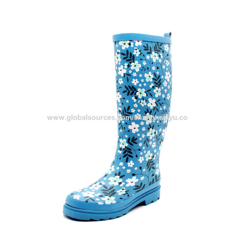 Womens mid on sale calf rubber boots