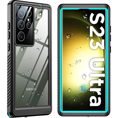 Étui en métal pour Samsung Galaxy s21 Ultra 5G, 6.8 pouces, avec support,  caméra intégrée, housse