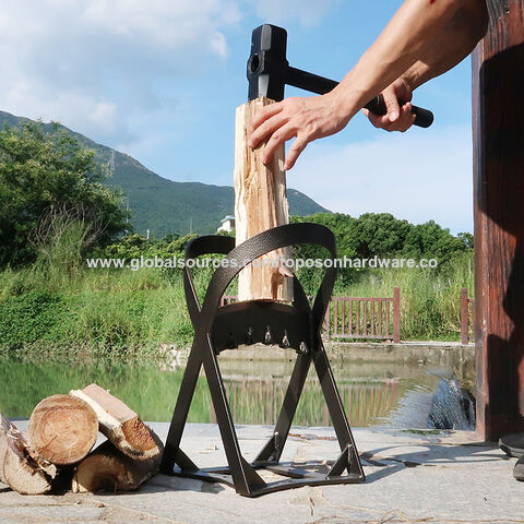 Wood Splitter Wedge Heavy Duty Small Firewood Kindling Splitter Manual Log  Splitter for Small Fireplace Wood