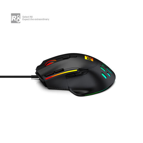 Scriptable Gaming Mouse R8 Oem Macro Definition With Software Programmable 9d Rgb Mouse For ...