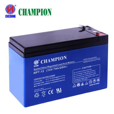 12V 7ah VRLA Sealed Lead Acid Maintenance Free UPS Battery - China