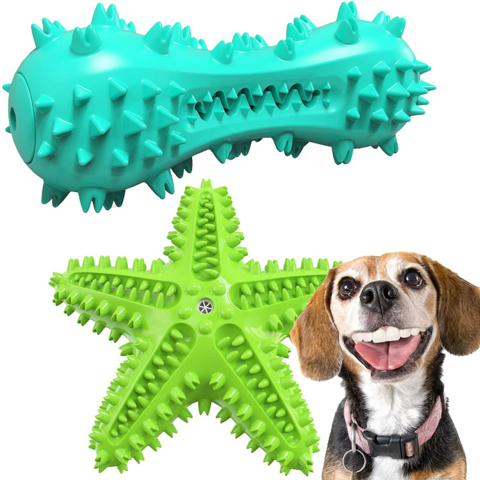 Interactive Dog Chew Toy Bite Resistant Teeth Cleaning Boredom