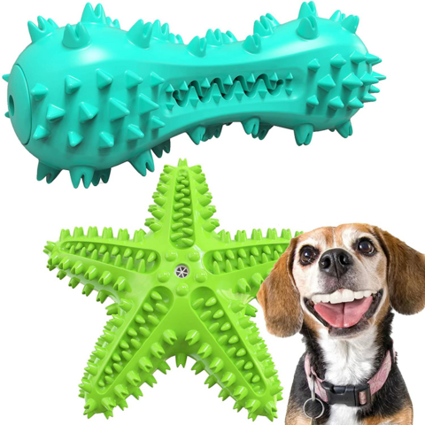 Pet Dog Toy Interactive TPR Leaking Food For Small Large Breed