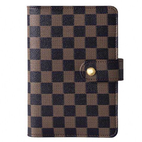 Business A6 Budget Binder Wallet Notebook Customised Brown