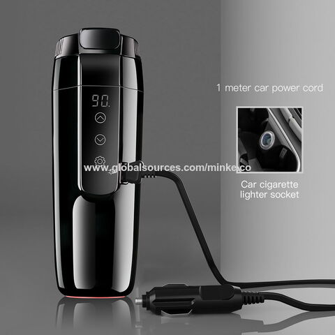 Buy Wholesale China 12v Car Heating Cup Cigarette Lighter Interface Car  Charging Insulation Water Cup Stainless Steel For Car Accessories & Cup at  USD 19.5