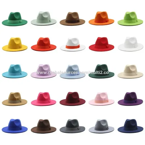Bandeau / Chapeau Fedora Unisexe – Fait Main, Style Cowboy, Neuf
