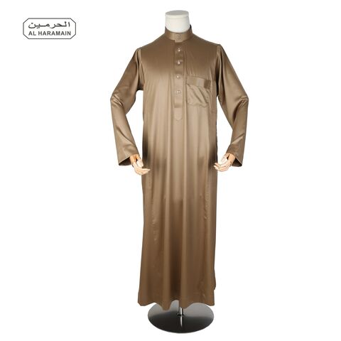 Shiny Al Haramain Ramadan Latest Design Loose Abaya Arabic Kurta Jubah ...