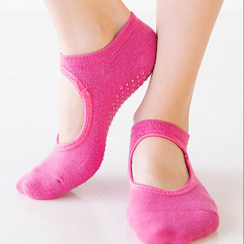 Yoga Backless Five Toe Anti-Slip Ankle Grip Socks Dots Pilates - China Yoga  Socks and Yoga Non Slipper Socks price