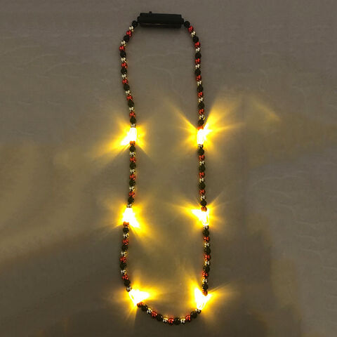 led mardi gras necklace