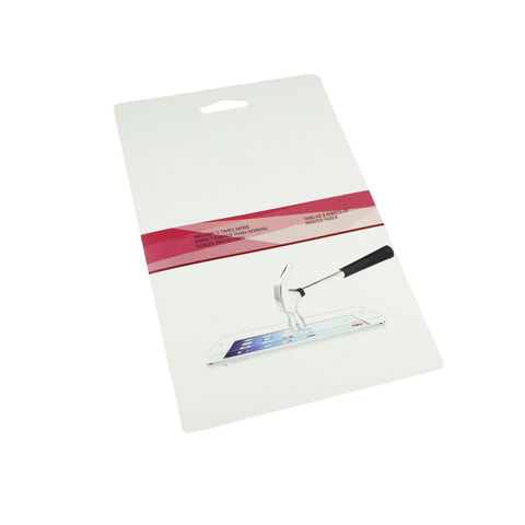 Embalaje OEM Personalizado con Logotipo a Color en Papel de Arte para Protector de Pantalla de Vidrio Templado de Teléfono Móvil