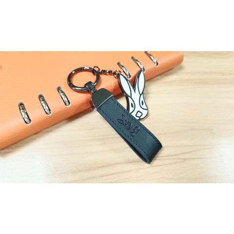 PU Leather Strap Keyring Keychain Faux Leather Car Key Holder Chain Ring  Key Fob